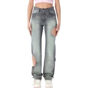 Off-White New Meteor Grey Denim Pants - NWT